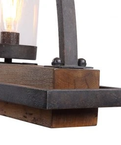 All Lighting Uttermost Atwood 5 Light Rustic Linear Chandelier 12 All Lighting Uttermost Atwood 5 Light Rustic Linear Chandelier