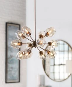 Uttermost Chet 12 Light Sputnik Chandelier