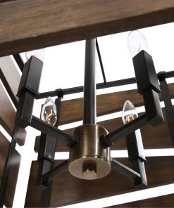 Uttermost Augie 4 Light Industrial Pendant All Lighting