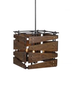 Uttermost Augie 4 Light Industrial Pendant All Lighting