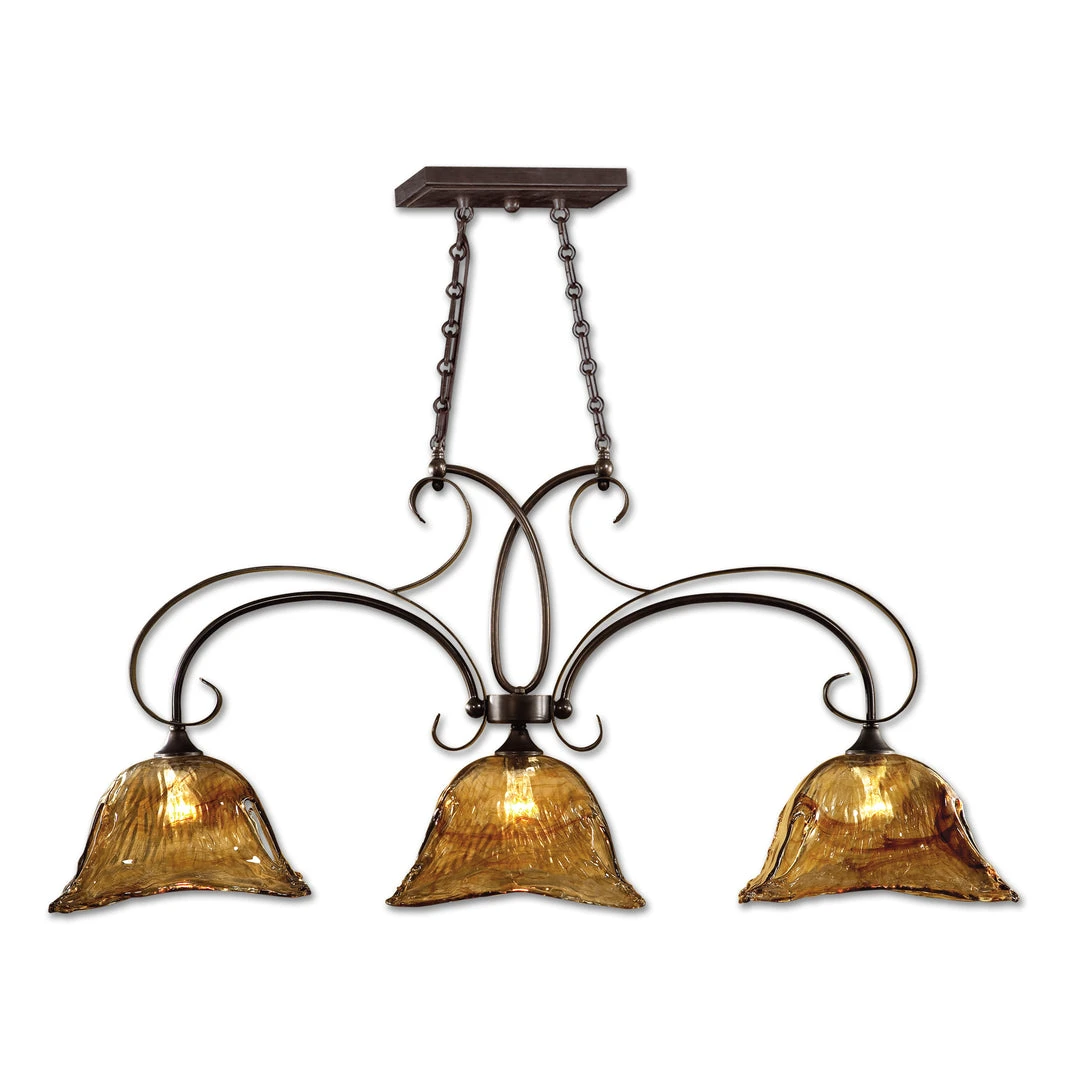 Uttermost Vetraio 3 Lt Bronze Kitchen Island Light 3 Uttermost Vetraio 3 Lt Bronze Kitchen Island Light
