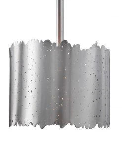 Uttermost Baradla 1 Light Brushed Nickel Mini Pendant 15 Uttermost Baradla 1 Light Brushed Nickel Mini Pendant