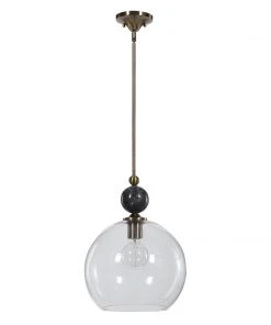 Uttermost Mendota 1 Light Glass Pendant All Lighting