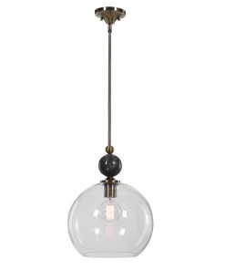 Uttermost Mendota 1 Light Glass Pendant All Lighting