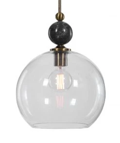 Uttermost Mendota 1 Light Glass Pendant All Lighting