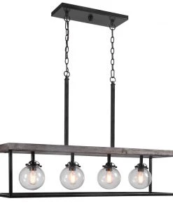 Uttermost Pearsall 4 Light Industrial Island Light All Lighting 13 Uttermost Pearsall 4 Light Industrial Island Light All Lighting