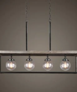 Uttermost Pearsall 4 Light Industrial Island Light All Lighting