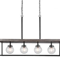 Uttermost Pearsall 4 Light Industrial Island Light All Lighting