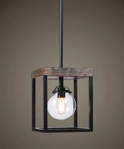 Pendants Uttermost Pearsall 1 Light Industrial Mini Pendant