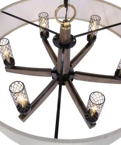 Uttermost Woodall 6 Light Drum Chandelier All Lighting