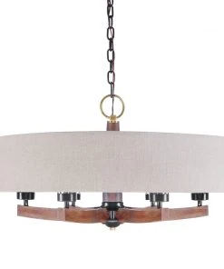 Uttermost Woodall 6 Light Drum Chandelier All Lighting