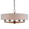 Uttermost Woodall 6 Light Drum Chandelier All Lighting