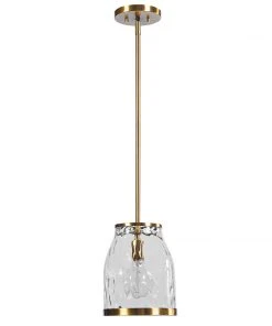 Uttermost Crossley 1 Light Glass Mini Pendant 11 Uttermost Crossley 1 Light Glass Mini Pendant