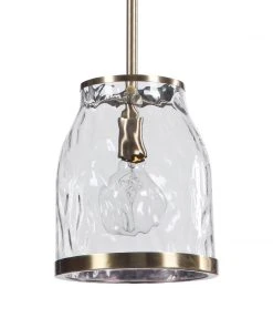 Uttermost Crossley 1 Light Glass Mini Pendant 12 Uttermost Crossley 1 Light Glass Mini Pendant