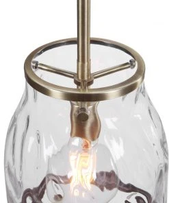 Uttermost Crossley 1 Light Glass Mini Pendant 14 Uttermost Crossley 1 Light Glass Mini Pendant