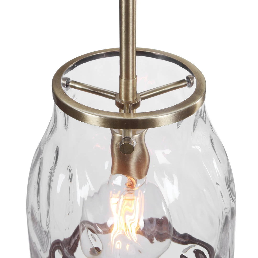 Uttermost Crossley 1 Light Glass Mini Pendant 8 Uttermost Crossley 1 Light Glass Mini Pendant