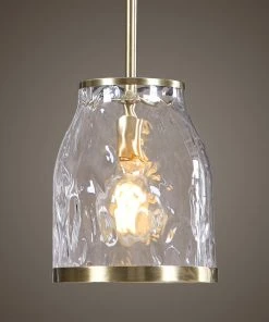 Uttermost Crossley 1 Light Glass Mini Pendant