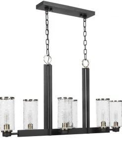 Uttermost Jarsdel 6 Light Industrial Island Light All Lighting