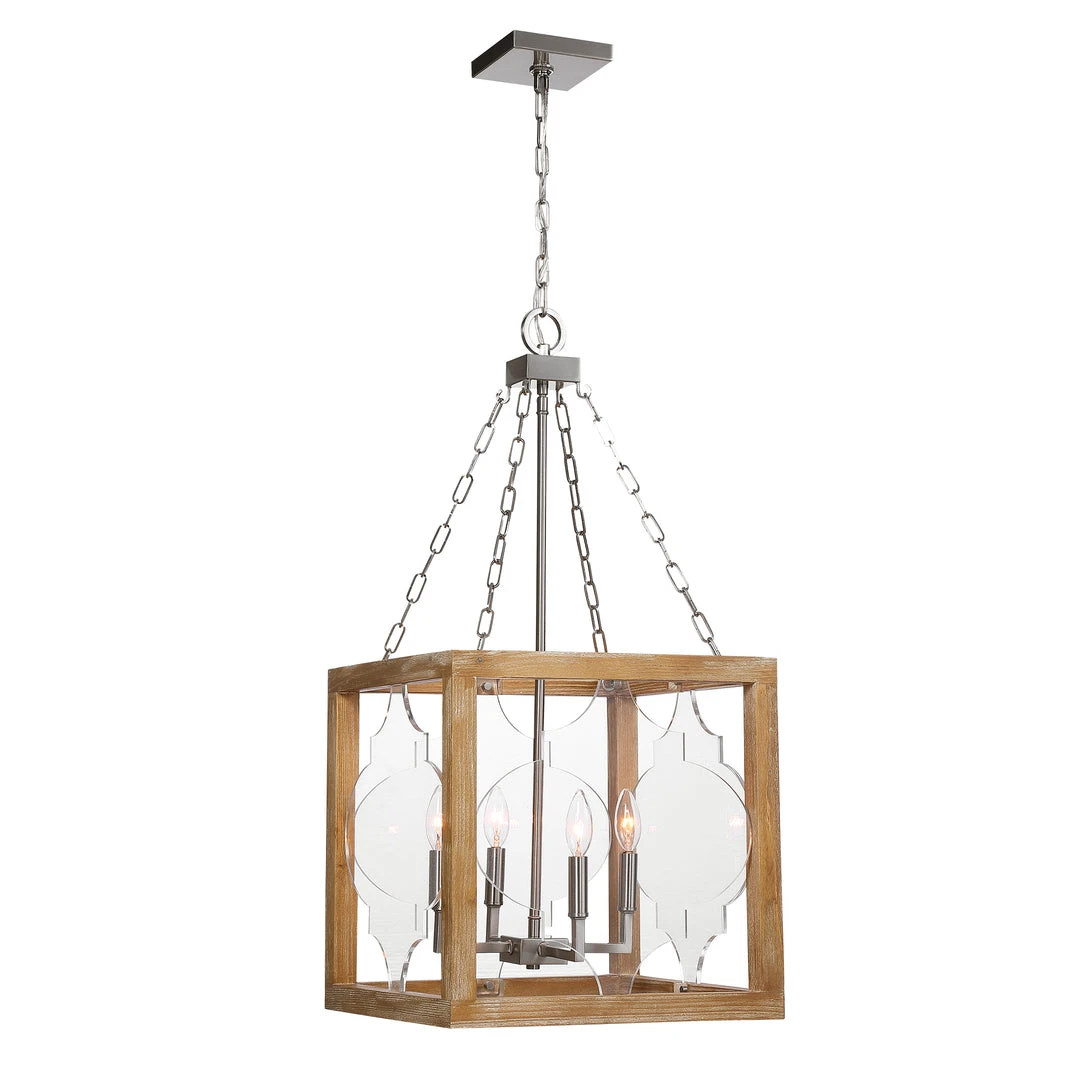 Uttermost Perspex 4 Light Lantern Pendant 5 Uttermost Perspex 4 Light Lantern Pendant