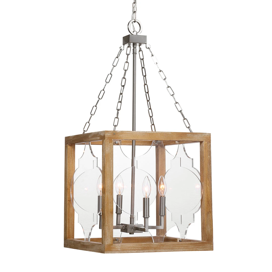 Uttermost Perspex 4 Light Lantern Pendant 3 Uttermost Perspex 4 Light Lantern Pendant