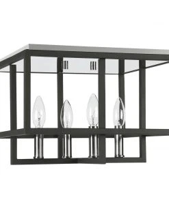 All Lighting Uttermost Quadrangle 4 Light Flush Mount 12 All Lighting Uttermost Quadrangle 4 Light Flush Mount