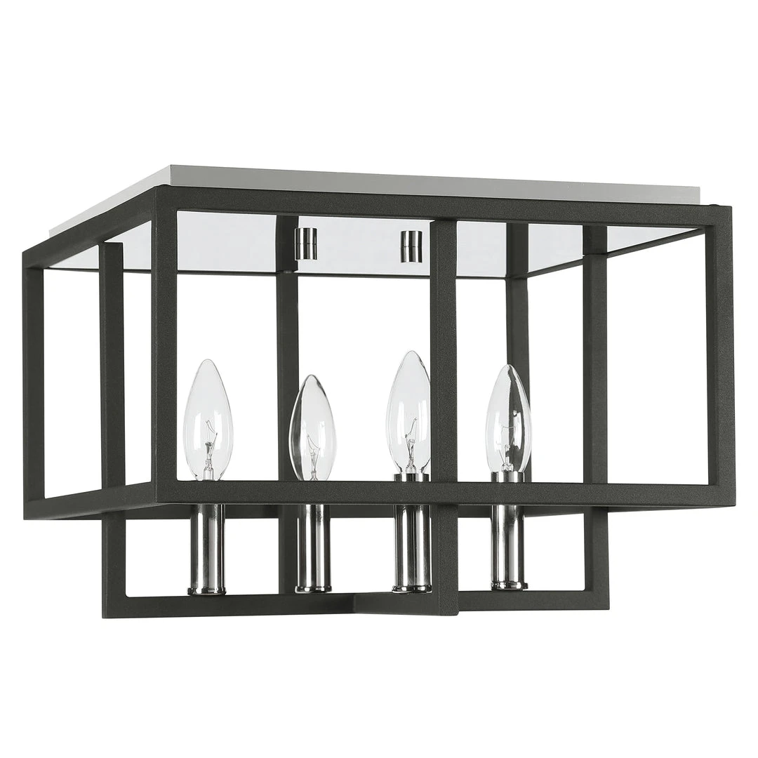 All Lighting Uttermost Quadrangle 4 Light Flush Mount 7 All Lighting Uttermost Quadrangle 4 Light Flush Mount