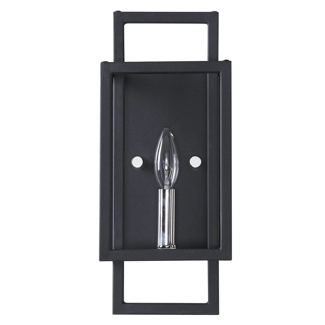 Uttermost Quadrangle 1 Light Black Sconce All Lighting 5 Uttermost Quadrangle 1 Light Black Sconce All Lighting