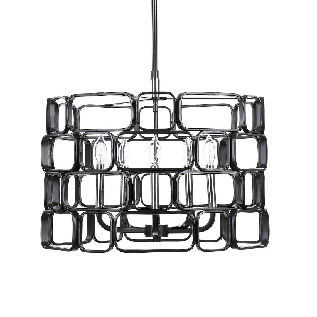 Uttermost Becton 5 Light Modern Pendant 5 Uttermost Becton 5 Light Modern Pendant