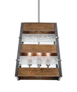 Uttermost Glasshouse 4 Light Lantern Pendant