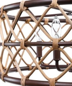 All Lighting Uttermost Hilo 4 Light Drum Pendant