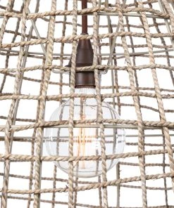 Uttermost Cross Weave 1 Light Pendant