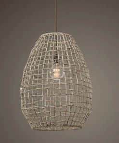 Uttermost Cross Weave 1 Light Pendant