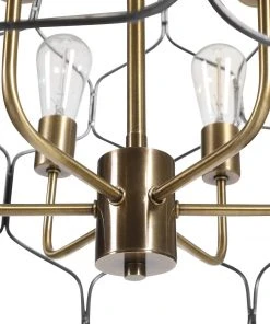 Uttermost Halstead 6 Light Farmhouse Pendant 15 Uttermost Halstead 6 Light Farmhouse Pendant
