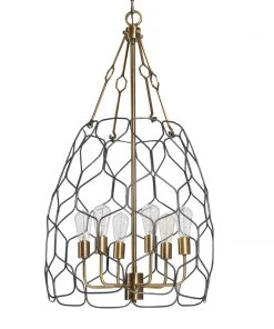 Uttermost Halstead 6 Light Farmhouse Pendant 12 Uttermost Halstead 6 Light Farmhouse Pendant
