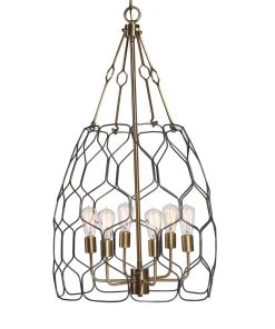 Uttermost Halstead 6 Light Farmhouse Pendant