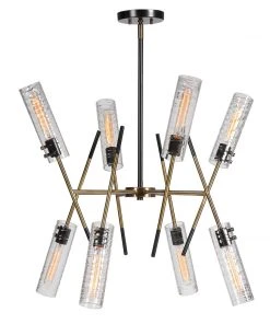 Uttermost Telesto 8 Light Linear Pendant Pendants