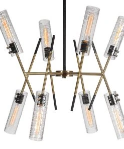 Uttermost Telesto 8 Light Linear Pendant Pendants