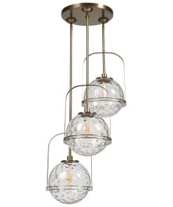 Uttermost Mimas 3 Light Cluster Pendant Pendants 12 Uttermost Mimas 3 Light Cluster Pendant Pendants