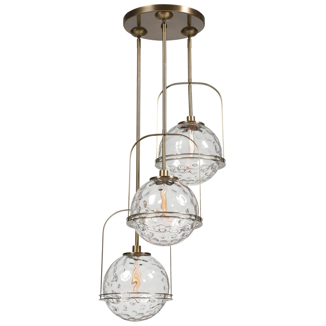 Uttermost Mimas 3 Light Cluster Pendant Pendants 6 Uttermost Mimas 3 Light Cluster Pendant Pendants