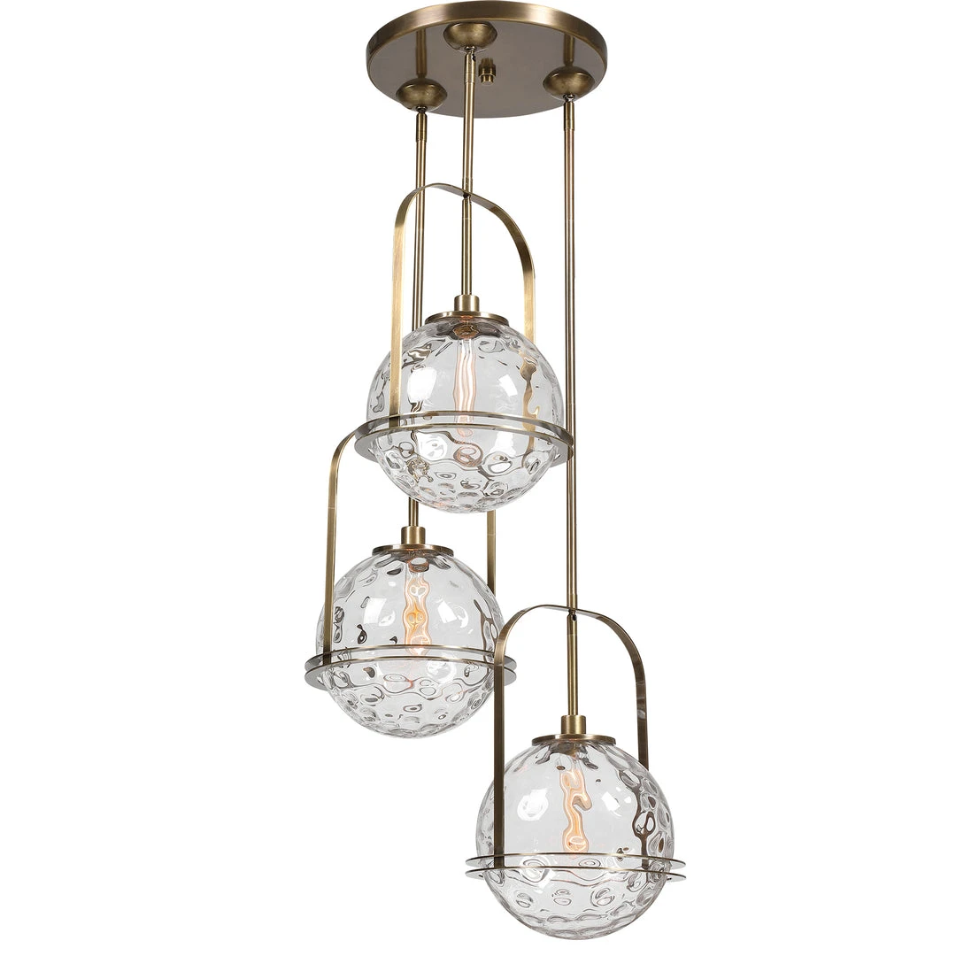 Uttermost Mimas 3 Light Cluster Pendant Pendants 7 Uttermost Mimas 3 Light Cluster Pendant Pendants