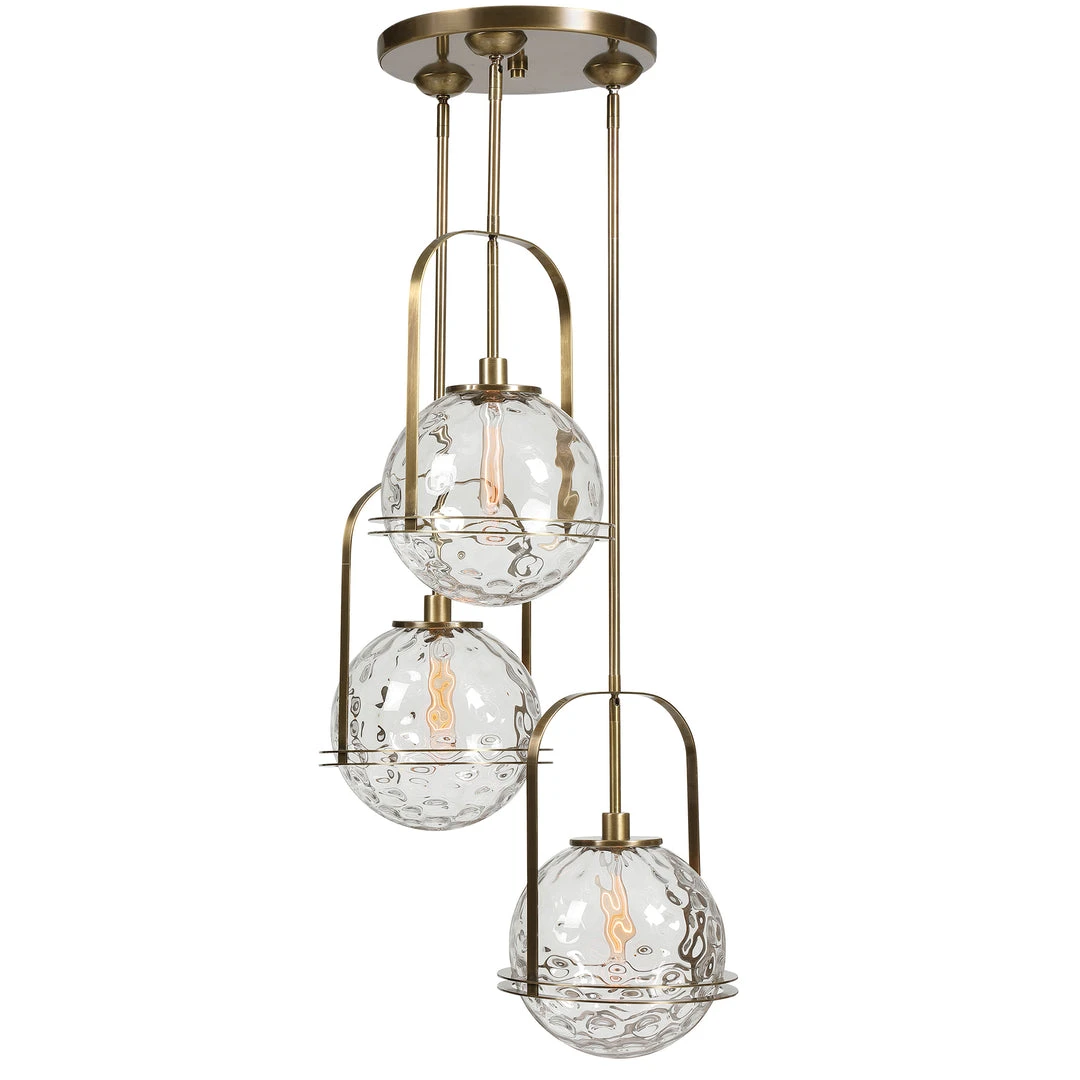 Uttermost Mimas 3 Light Cluster Pendant Pendants 3 Uttermost Mimas 3 Light Cluster Pendant Pendants