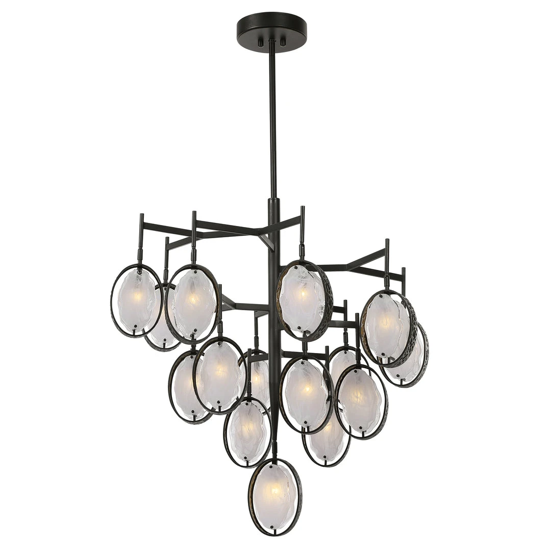 Uttermost Maxin 15 Light Large Bronze Chandelier All Lighting 7 Uttermost Maxin 15 Light Large Bronze Chandelier All Lighting