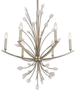 Uttermost Juliette 6 Light Silver Chandelier All Lighting 12 Uttermost Juliette 6 Light Silver Chandelier All Lighting