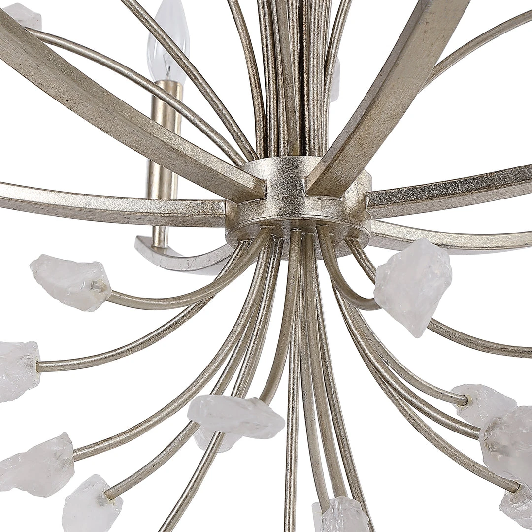 Uttermost Juliette 6 Light Silver Chandelier All Lighting 8 Uttermost Juliette 6 Light Silver Chandelier All Lighting