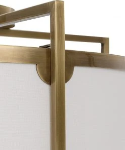 Uttermost Colfax Brass 3 Light Semi Flush All Lighting