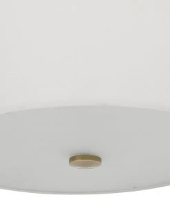 Uttermost Colfax Brass 3 Light Semi Flush All Lighting