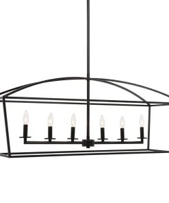 Uttermost Clayton 6 Light Linear Chandelier All Lighting