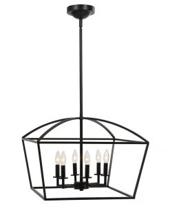 Uttermost Clayton 6 Light Lantern Pendant All Lighting