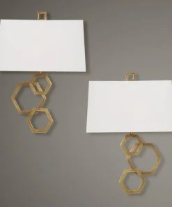 Uttermost Deseret Brass 2 Light Sconce S/2 Sconces