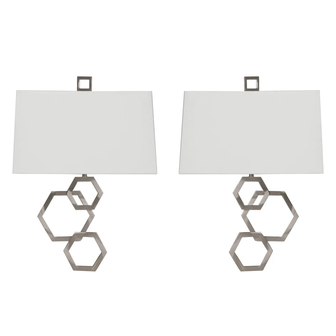 Uttermost Deseret Nickel 2 Light Sconce S/2 6 Uttermost Deseret Nickel 2 Light Sconce S/2